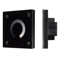Панель SMART-P4-DIM-G-IN Black (12-24V, 4x3A, Sens, 2.4G), Arlight, 034778 Панель SMART-P4-DIM-G-IN Black (12-24V, 4x3A, Sens, 2.4G), Arlight, 034778