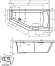 Ванна акриловая Riho Geta 170x90 L B032001005 угловая