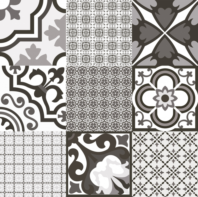 Керамогранит El Molino Logos Negro Satin 58x58 Керамогранит El Molino Logos Negro Satin 58x58