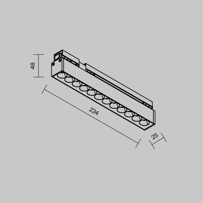 Уличный трековый светильник Фокус / Focus Led Exility IP 3000К 8Вт 36° черный, O-TR02-1-S-8WB3K, изображение 8 Уличный трековый светильник Фокус / Focus Led Exility IP 3000К 8Вт 36° черный, O-TR02-1-S-8WB3K, изображение 8