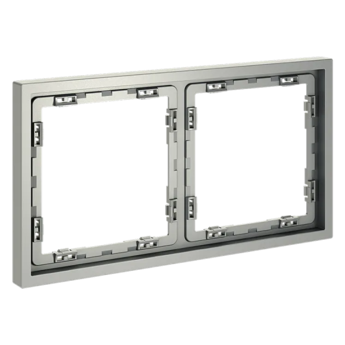 Рамка пластиковая VOLTUM S70 на 2 поста, (сталь), Voltum, VLS100205 Рамка пластиковая VOLTUM S70 на 2 поста, (сталь), Voltum, VLS100205