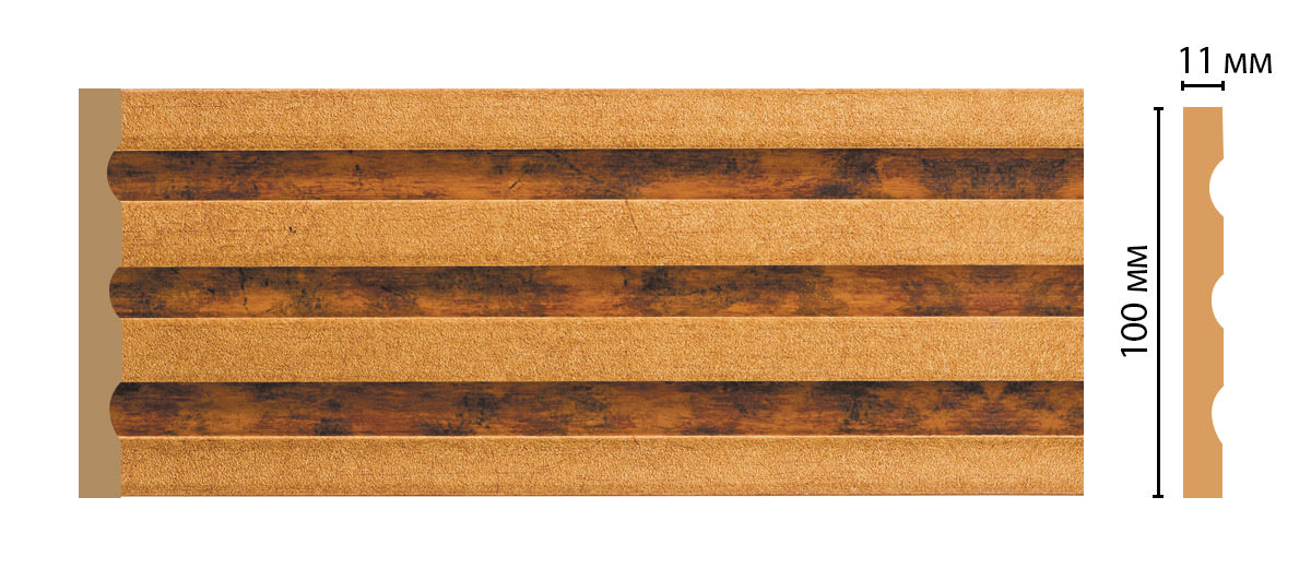 Пилястра Decomaster D201-1223ДМ, 100x11x2400 мм Пилястра Decomaster D201-1223ДМ, 100x11x2400 мм