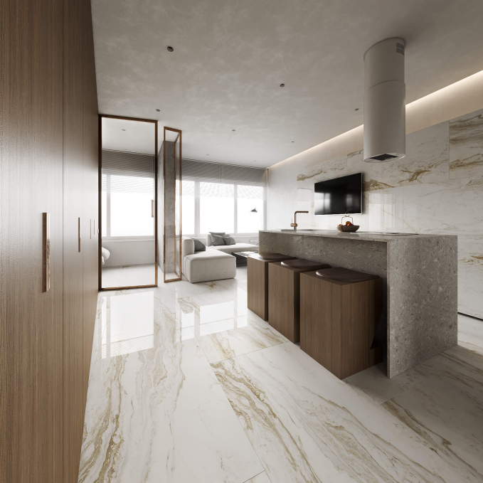 Керамогранит Artcer Eco Alaska Bianco Poli 60x120 Керамогранит Artcer Eco Alaska Bianco Poli 60x120