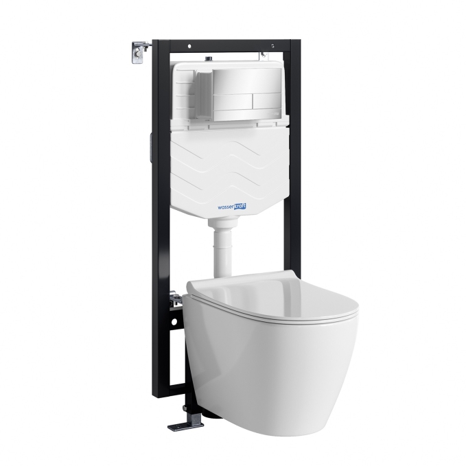 Система инсталляции с унитазом WasserKRAFT Vils 56TLT.010.ME.CH04.H002