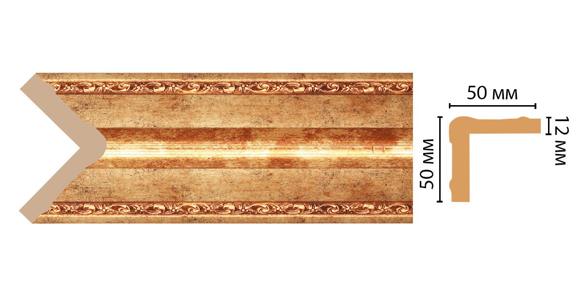 Угол Decomaster 142-552 ДМ, 50x50x2400 мм Угол Decomaster 142-552 ДМ, 50x50x2400 мм