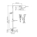 Душевая система WasserKRAFT A199.262.201.BG T Душевая система WasserKRAFT A199.262.201.BG T