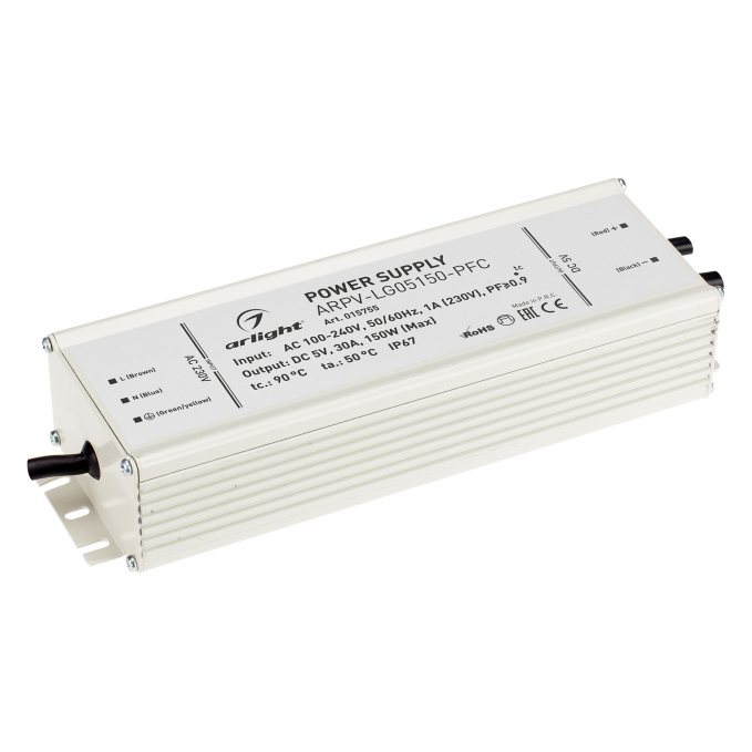 Блок питания ARPV-LG05150-PFC (5V, 30.0A, 150W), Arlight, 015755, изображение 1 Блок питания ARPV-LG05150-PFC (5V, 30.0A, 150W), Arlight, 015755, изображение 1