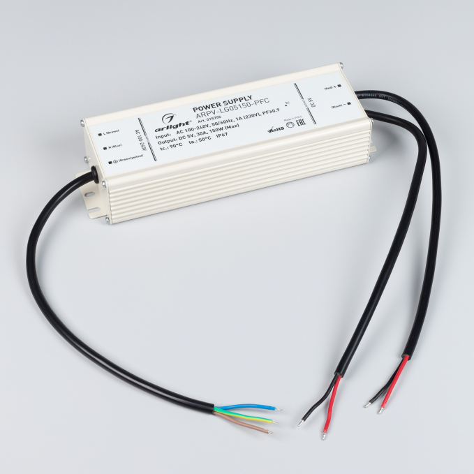 Блок питания ARPV-LG05150-PFC (5V, 30.0A, 150W), Arlight, 015755, изображение 3 Блок питания ARPV-LG05150-PFC (5V, 30.0A, 150W), Arlight, 015755, изображение 3