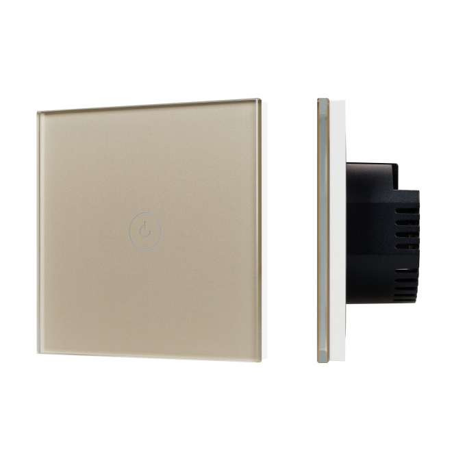 Выключатель сенсорный SWT-OMALI-S01-ZB-GD (250V, 10A, Zigbee), Arlight, 050037, изображение 1