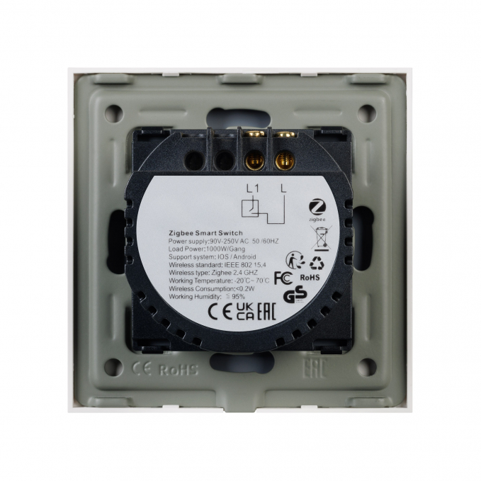 Выключатель сенсорный SWT-OMALI-S01-ZB-GD (250V, 10A, Zigbee), Arlight, 050037, изображение 2