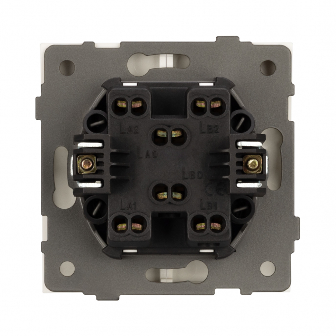 Механизм выключателя двухклавишный проходной SWT-TENDO-MKP2-SFPL-GD (230V, 10A), Arlight, 054554, изображение 3 Механизм выключателя двухклавишный проходной SWT-TENDO-MKP2-SFPL-GD (230V, 10A), Arlight, 054554, изображение 3