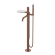Смеситель напольный Boheme Stick 129-BRB.4 брашированная бронза