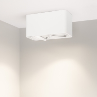 Светильник SP-CUBUS-S195x100-2x8W Day4000 (WH, 45 deg, 230V), Arlight, 036059 Светильник SP-CUBUS-S195x100-2x8W Day4000 (WH, 45 deg, 230V), Arlight, 036059