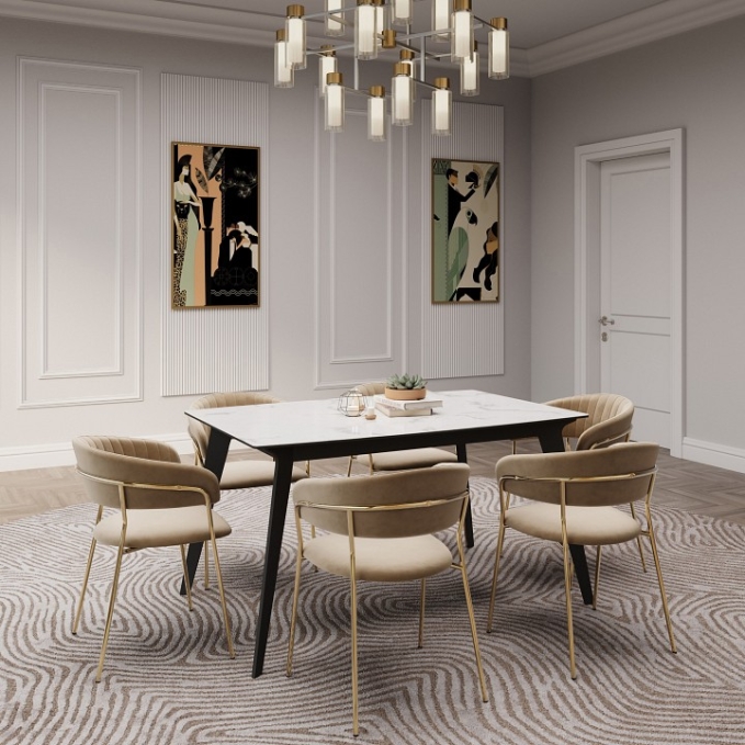 Стул Whispered Fusion, Hesby Import, HSBI_DC72_beige