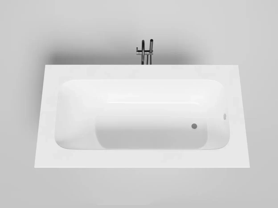 Ванна из литьевого камня Salini Orlanda Kit Plus 190x100 102114G белая глянцевая встраиваемая