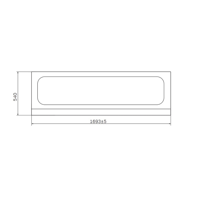 Панель для ванны AM.PM Like W80A-170-070W-P Панель для ванны AM.PM Like W80A-170-070W-P