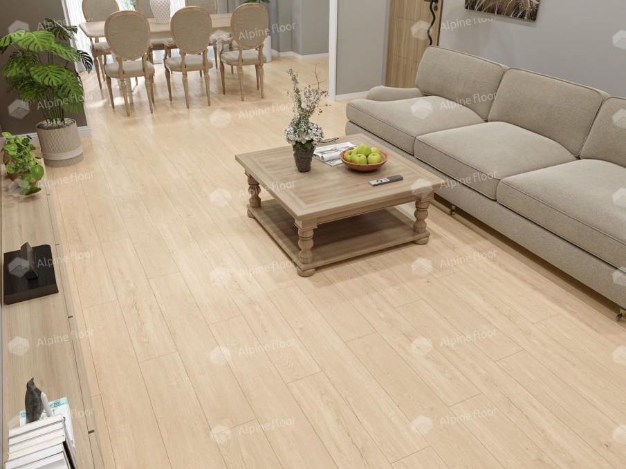 Каменный ламинат SPC Alpine Floor Sequoia Классик, ЕСО 6-10 SPC
