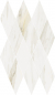 Мозаика Italon Stellaris Carrara Ivory Mosaico Diamond 28x48, 620110000204