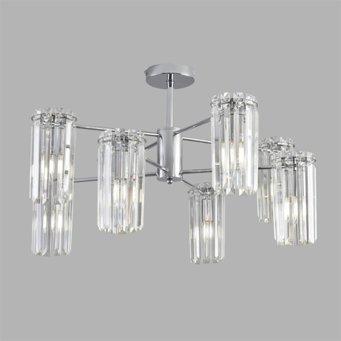 Люстра подвесная E14 8*40W 220V FAVLA CLASSI LN26 156 LUMION 8348/8C, фото на цветном фоне 2 Люстра подвесная E14 8*40W 220V FAVLA CLASSI LN26 156 LUMION 8348/8C, фото на цветном фоне 2