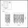 Бра E14 2*40W DAKISA HALL ODL22 631 ODEON LIGHT 4986/2W, схема товара Бра E14 2*40W DAKISA HALL ODL22 631 ODEON LIGHT 4986/2W, схема товара