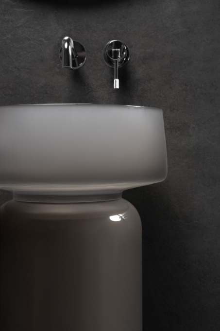 Накладная раковина Boheme Glow 810-GS-L luna полиэфирная Накладная раковина Boheme Glow 810-GS-L luna полиэфирная