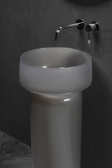 Накладная раковина Boheme Glow 810-GS-L luna полиэфирная Накладная раковина Boheme Glow 810-GS-L luna полиэфирная