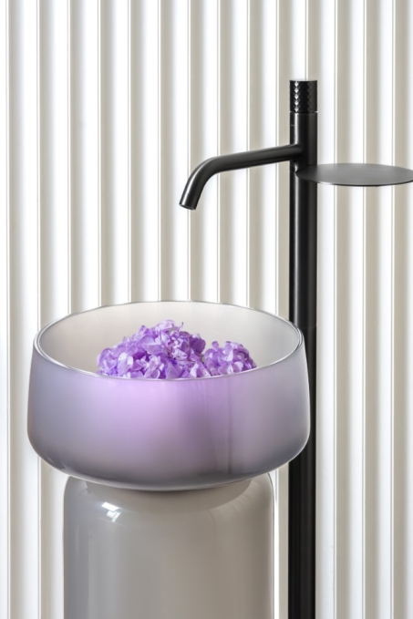 Накладная раковина Boheme Glow 810-GS-L luna полиэфирная Накладная раковина Boheme Glow 810-GS-L luna полиэфирная