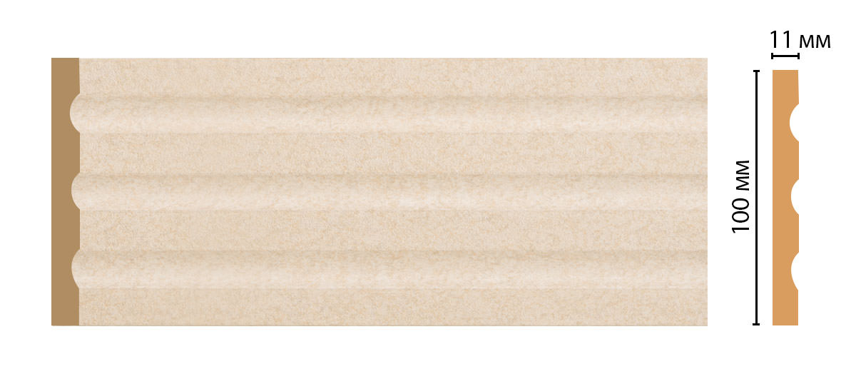 Пилястра Decomaster D201-18DДМ, 100x11x2400 мм Пилястра Decomaster D201-18DДМ, 100x11x2400 мм