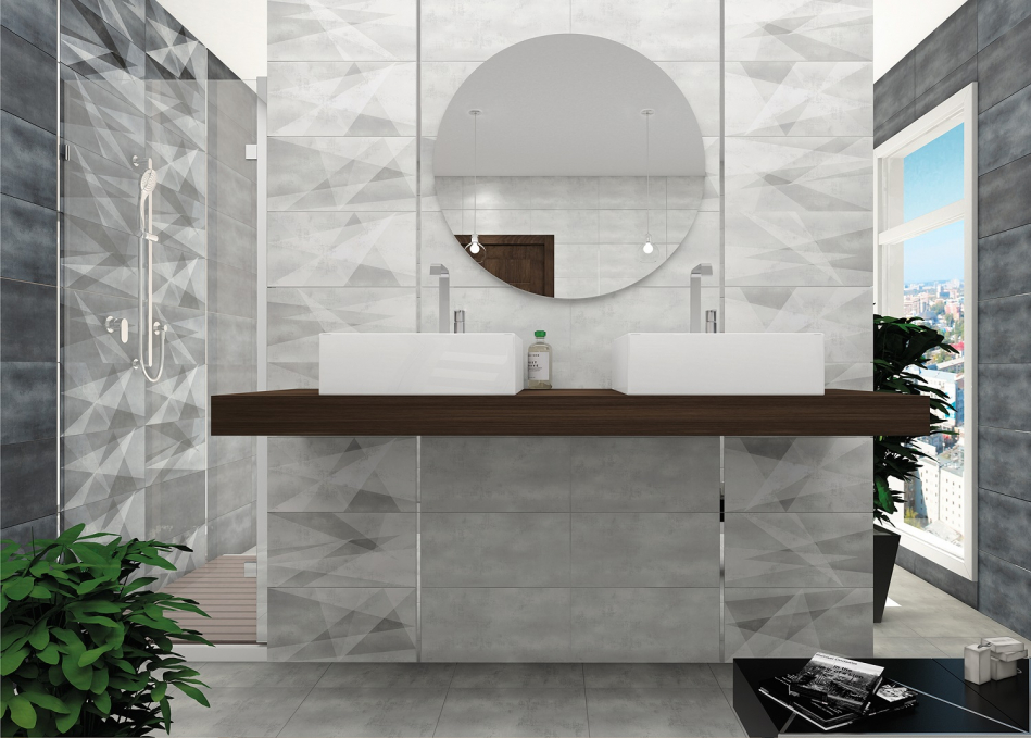 Настенная плитка AltaCera Shape Geometry 24.9x50, WT9SHG17 Настенная плитка AltaCera Shape Geometry 24.9x50, WT9SHG17