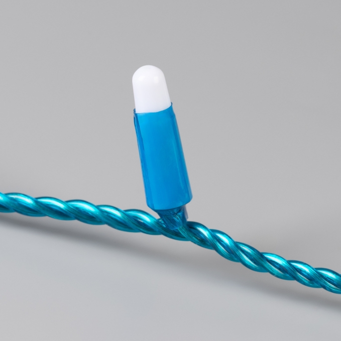 Светодиодная гирлянда ARD-STRING-CLASSIC-10000-BLUE-100LED-MILK-FLASH Blue (230V, 7W), Arlight, 031199, изображение 4 Светодиодная гирлянда ARD-STRING-CLASSIC-10000-BLUE-100LED-MILK-FLASH Blue (230V, 7W), Arlight, 031199, изображение 4