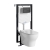 Система инсталляции с унитазом WasserKRAFT Vils 56TLT.010.ME.MB03.H001