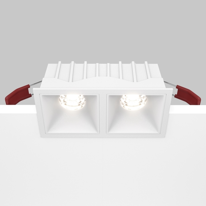 Встраиваемый светильник Альфа / Alfa LED 20 Вт 4000 К 36°, DL043-02-10W4K-SQ-W, изображение 2 Встраиваемый светильник Альфа / Alfa LED 20 Вт 4000 К 36°, DL043-02-10W4K-SQ-W, изображение 2