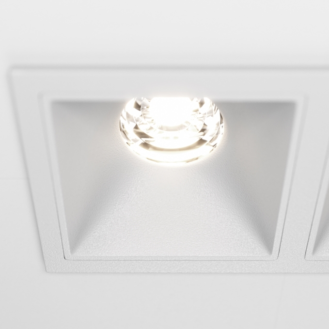 Встраиваемый светильник Альфа / Alfa LED 20 Вт 4000 К 36°, DL043-02-10W4K-SQ-W, изображение 3 Встраиваемый светильник Альфа / Alfa LED 20 Вт 4000 К 36°, DL043-02-10W4K-SQ-W, изображение 3