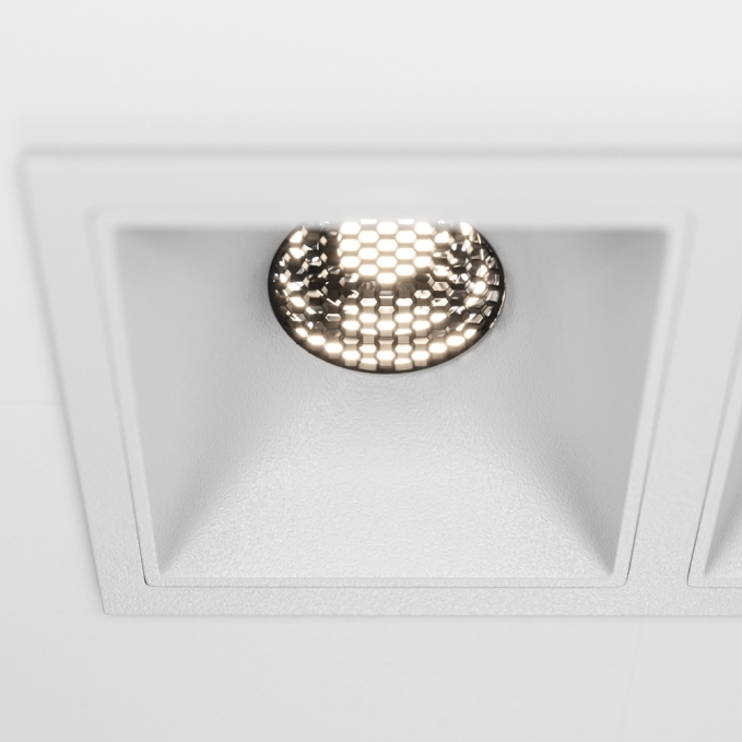 Встраиваемый светильник Альфа / Alfa LED 20 Вт 3000 К 36°, DL043-02-10W3K-SQ-W, изображение 9 Встраиваемый светильник Альфа / Alfa LED 20 Вт 3000 К 36°, DL043-02-10W3K-SQ-W, изображение 9