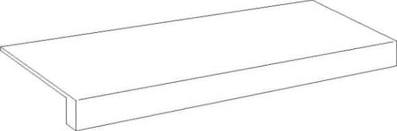 Ступень Italon Genesis Moon White Scal. Front 33x60, 620070001043 Ступень Italon Genesis Moon White Scal. Front 33x60, 620070001043