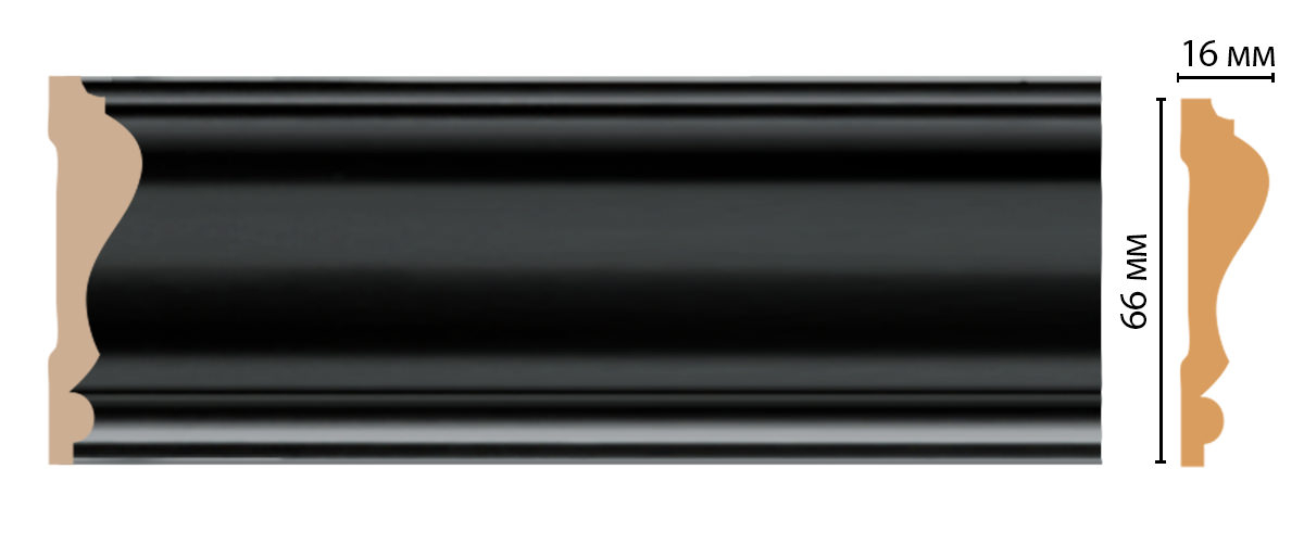 Молдинг Decomaster D022-195, 66x16x2400 мм Молдинг Decomaster D022-195, 66x16x2400 мм