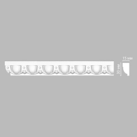 Молдинг с рисунком Decomaster DT-8015F гибкий, 30x15x2400 мм