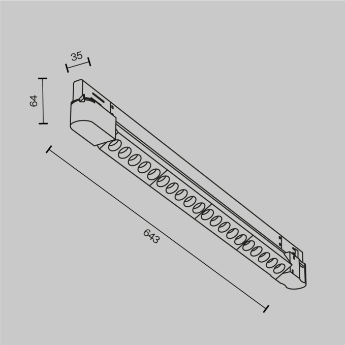 Трековый светильник Точки / Points Levity 3000К 5Вт 30°, TR193-1-5W3K-M-B, изображение 9 Трековый светильник Точки / Points Levity 3000К 5Вт 30°, TR193-1-5W3K-M-B, изображение 9