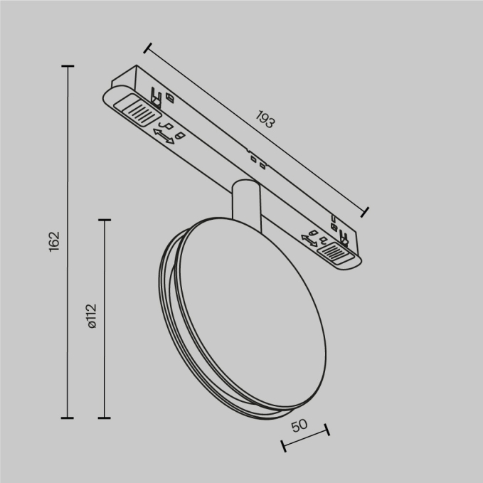 Трековый светильник Гала / Gala Exility 3000K 10Вт 20°-35°, TR108-2-10W3K-B, изображение 9 Трековый светильник Гала / Gala Exility 3000K 10Вт 20°-35°, TR108-2-10W3K-B, изображение 9