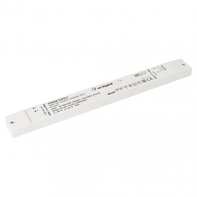 Блок питания ARV-SP-24250-LINEAR-PFC (24V, 10.42A, 250W), Arlight, 032627, изображение 1 Блок питания ARV-SP-24250-LINEAR-PFC (24V, 10.42A, 250W), Arlight, 032627, изображение 1