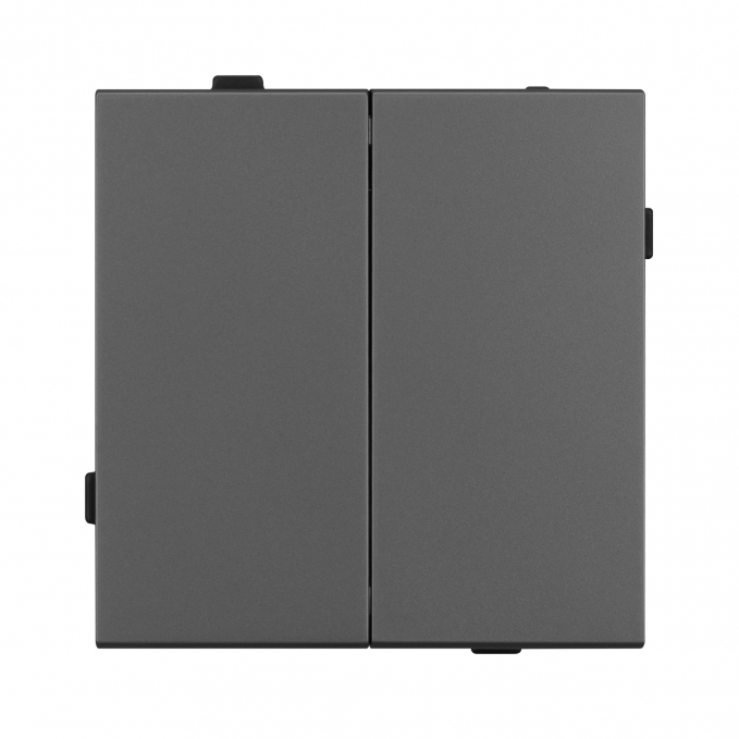 Механизм выключателя двухклавишный проходной SWT-TENDO-MKP2-SFPL-GR (230V, 10A), Arlight, 054555, изображение 3 Механизм выключателя двухклавишный проходной SWT-TENDO-MKP2-SFPL-GR (230V, 10A), Arlight, 054555, изображение 3