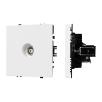 Механизм телевизионной розетки SCT-NOBE-MTV1-SFPL-WH, Arlight, 054292