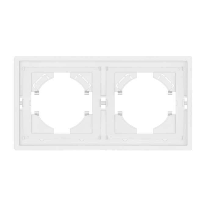 Рамка пластиковая FRM-TENDO-PL-2-WH, Arlight, 053839, изображение 3