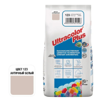 Затирка цементная Mapei Ultracolor Plus №123 Античный белый, 2 кг