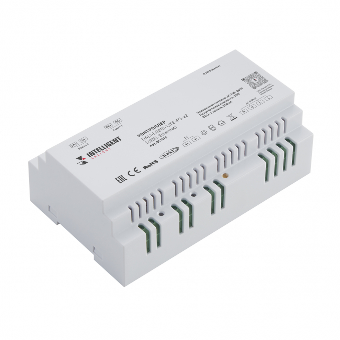 INTELLIGENT ARLIGHT Контроллер DALI-LOGIC-LITE-PS-x2 (230B, Ethernet), Arlight, 053510, изображение 1 INTELLIGENT ARLIGHT Контроллер DALI-LOGIC-LITE-PS-x2 (230B, Ethernet), Arlight, 053510, изображение 1