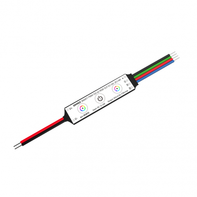 INTELLIGENT ARLIGHT Диммер SMART-PWM-103-62-RGB-SUF (12-24V, 3x2.5A), Arlight, 055872, изображение 1 INTELLIGENT ARLIGHT Диммер SMART-PWM-103-62-RGB-SUF (12-24V, 3x2.5A), Arlight, 055872, изображение 1