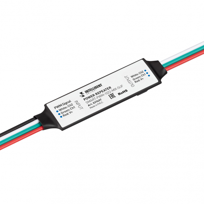 INTELLIGENT ARLIGHT Усилитель SMART-PWM-1022-MIX-SUF (12-24V, 2x2.5A), Arlight, 037407, изображение 1 INTELLIGENT ARLIGHT Усилитель SMART-PWM-1022-MIX-SUF (12-24V, 2x2.5A), Arlight, 037407, изображение 1