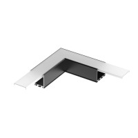 Угол PLS-LOCK-H25-L90 BLACK (с экраном MAT-L), Arlight, 031268