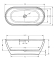 Ванна акриловая Riho Inspire 160x75 B091001005 отдельно стоящая Ванна акриловая Riho Inspire 160x75 B091001005 отдельно стоящая