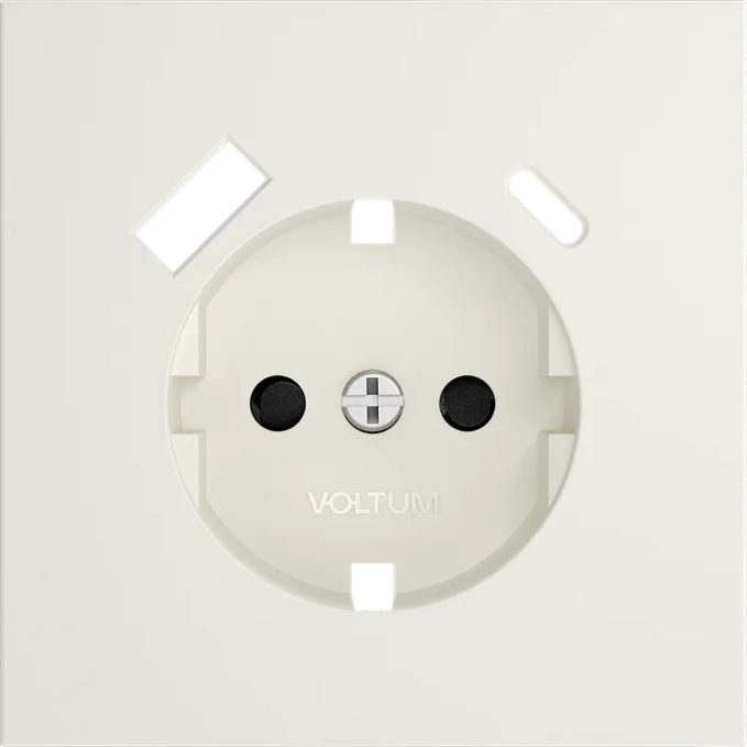 Накладка для розетки с заземлением и защитными шторками, с USB A+C, S70 (хлопок), Voltum, VLS001013 Накладка для розетки с заземлением и защитными шторками, с USB A+C, S70 (хлопок), Voltum, VLS001013